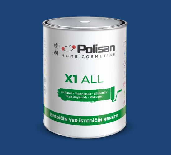 Интериорна боя X1 All Син Ахат 0.75Л